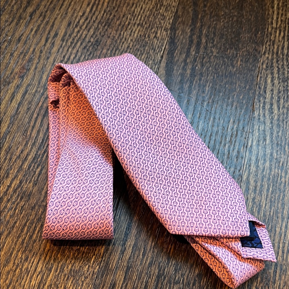 Vineyard Vines Pink lacrosse pattern Kids Tie